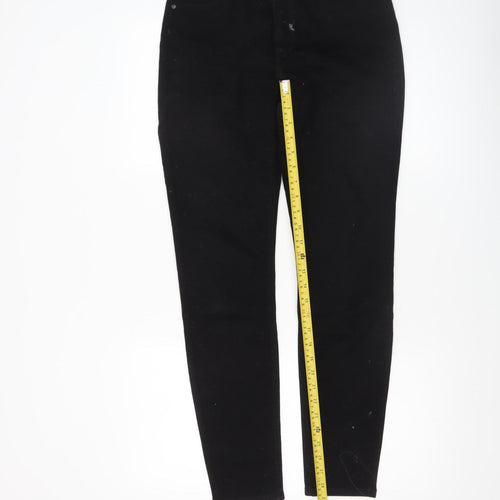 Lee Women’s Black High Rise Skinny Jeans Size 12 Scarlett High