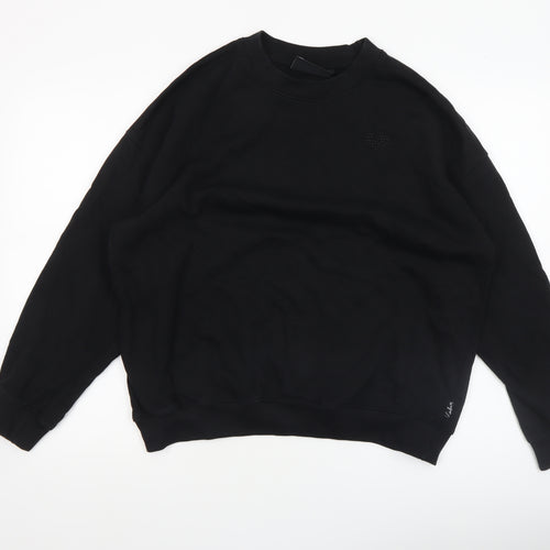 Couture Women's Black UK 8 Crew Neck Pullover Sweatshirt