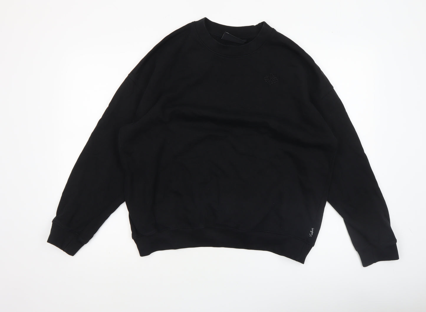 Couture Women's Black UK 8 Crew Neck Pullover Sweatshirt