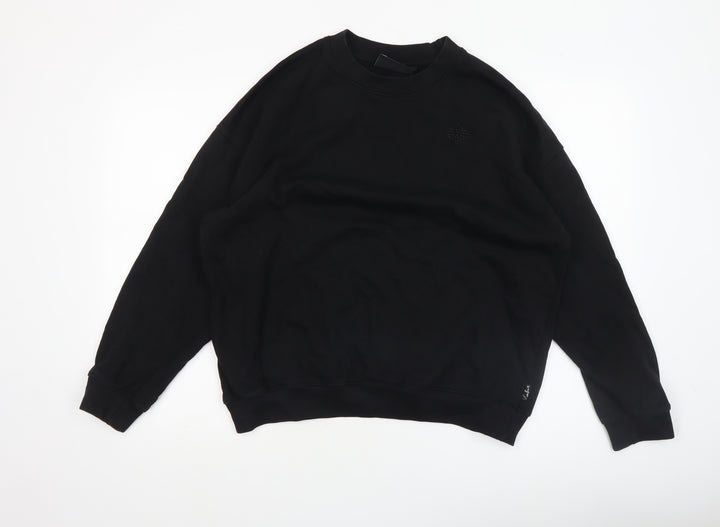 Couture Women's Black UK 8 Crew Neck Pullover Sweatshirt