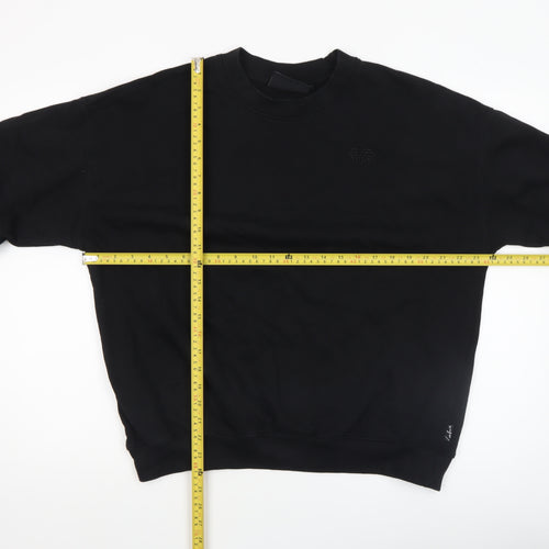 Couture Women's Black UK 8 Crew Neck Pullover Sweatshirt