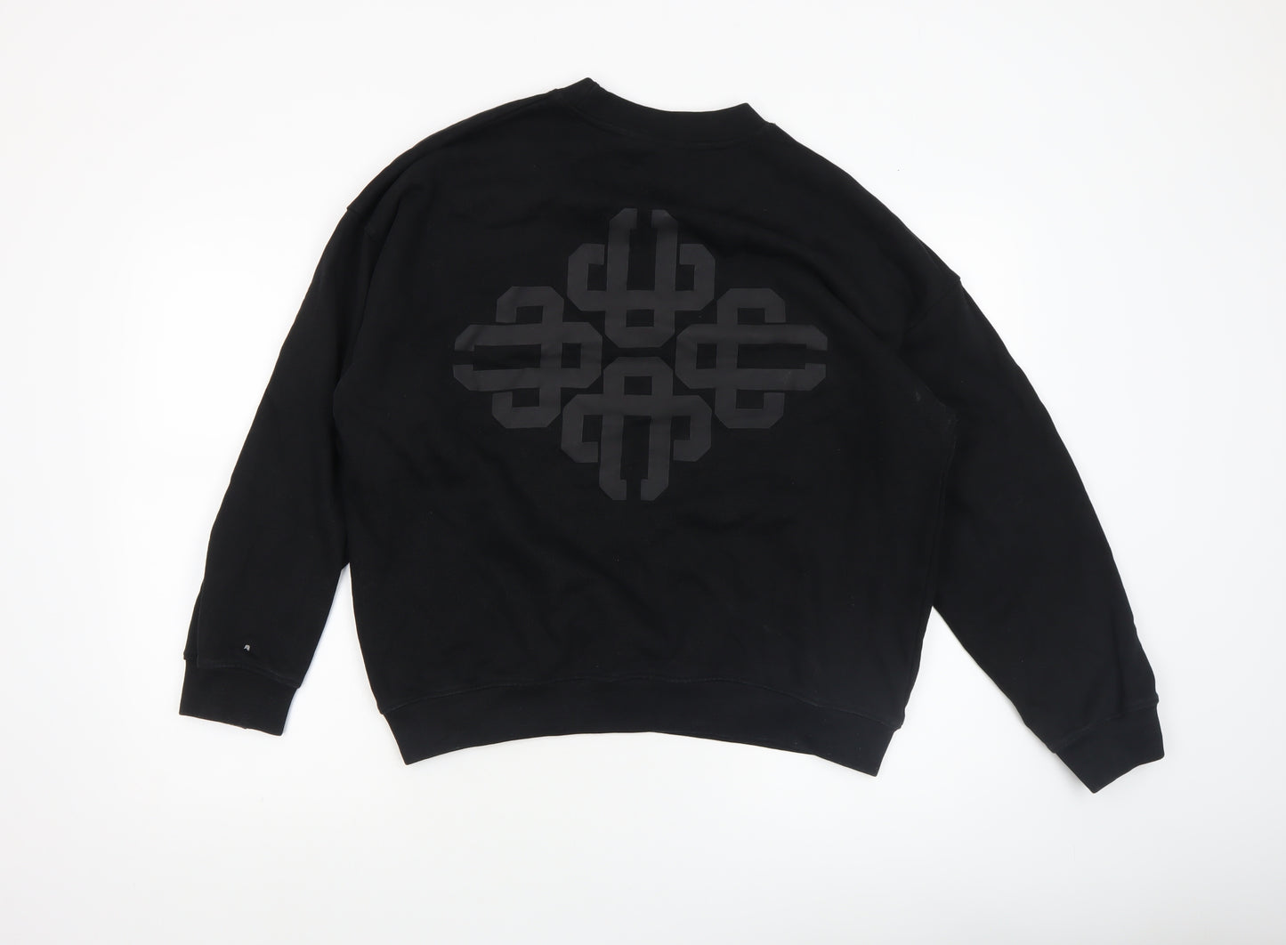 Couture Women's Black UK 8 Crew Neck Pullover Sweatshirt