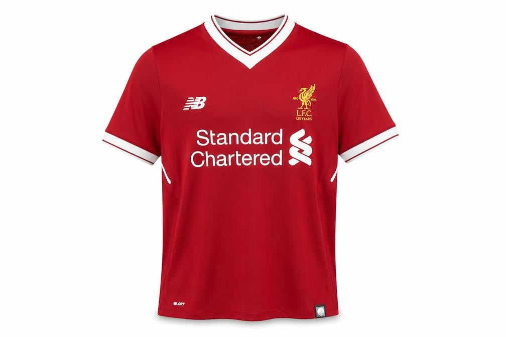New Balance Boys Red Football Jersey Short Sleeve Athletic T-Shirt Size M