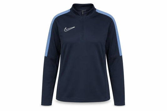 Nike Women's Blue Long Sleeve 1/4 Zip Athletic T-Shirt Size M