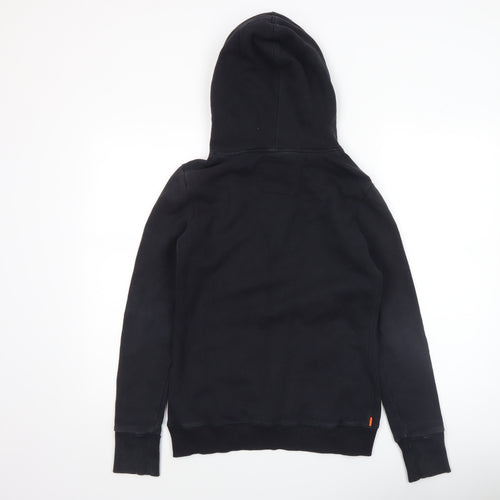 Superdry Women's Black Premium Entry Hood Small Pullover Hoodie