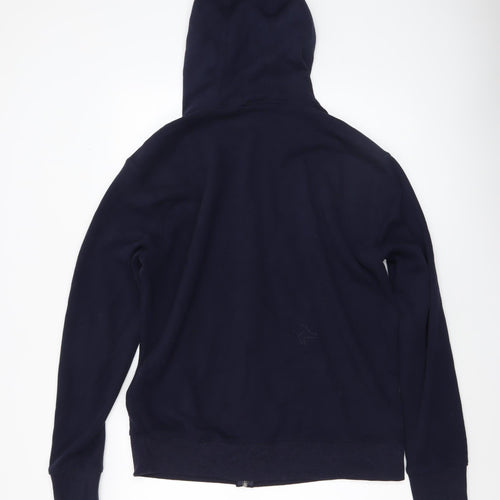 Decathlon Men's Navy Full Zip Hoodie Size S Cotton Blend