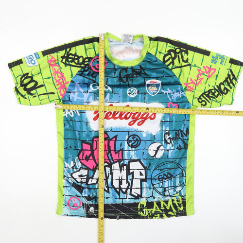 Azzurri Boys Multicoloured 5 Years Graphic Jersey T-Shirt