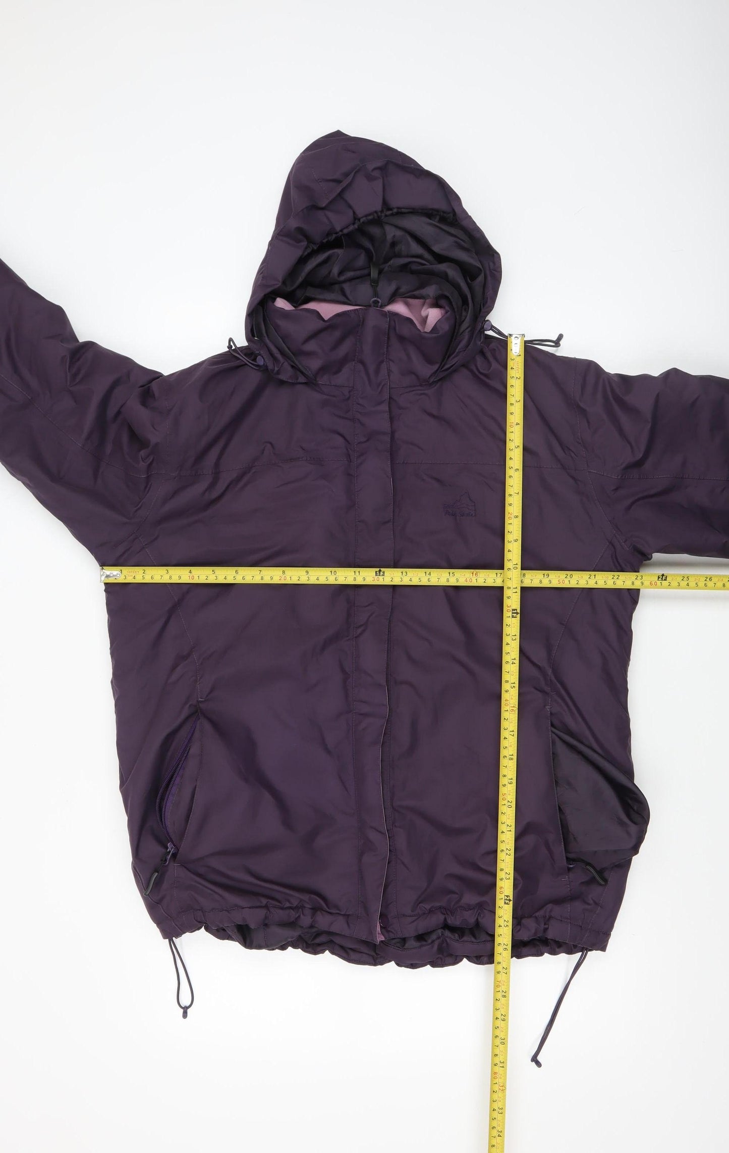 Peter Storm Womens Purple Waterproof Hooded Parka Jacket Size 16