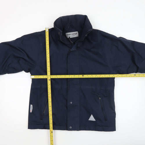 Result Boys Blue Waterproof Hooded Rain Jacket 11-12 Years XL