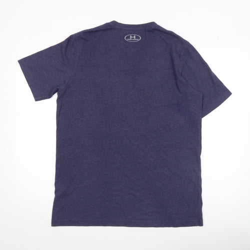 Under Armour Men's Blue Medium Sports Baseball Graphic T-Shirt