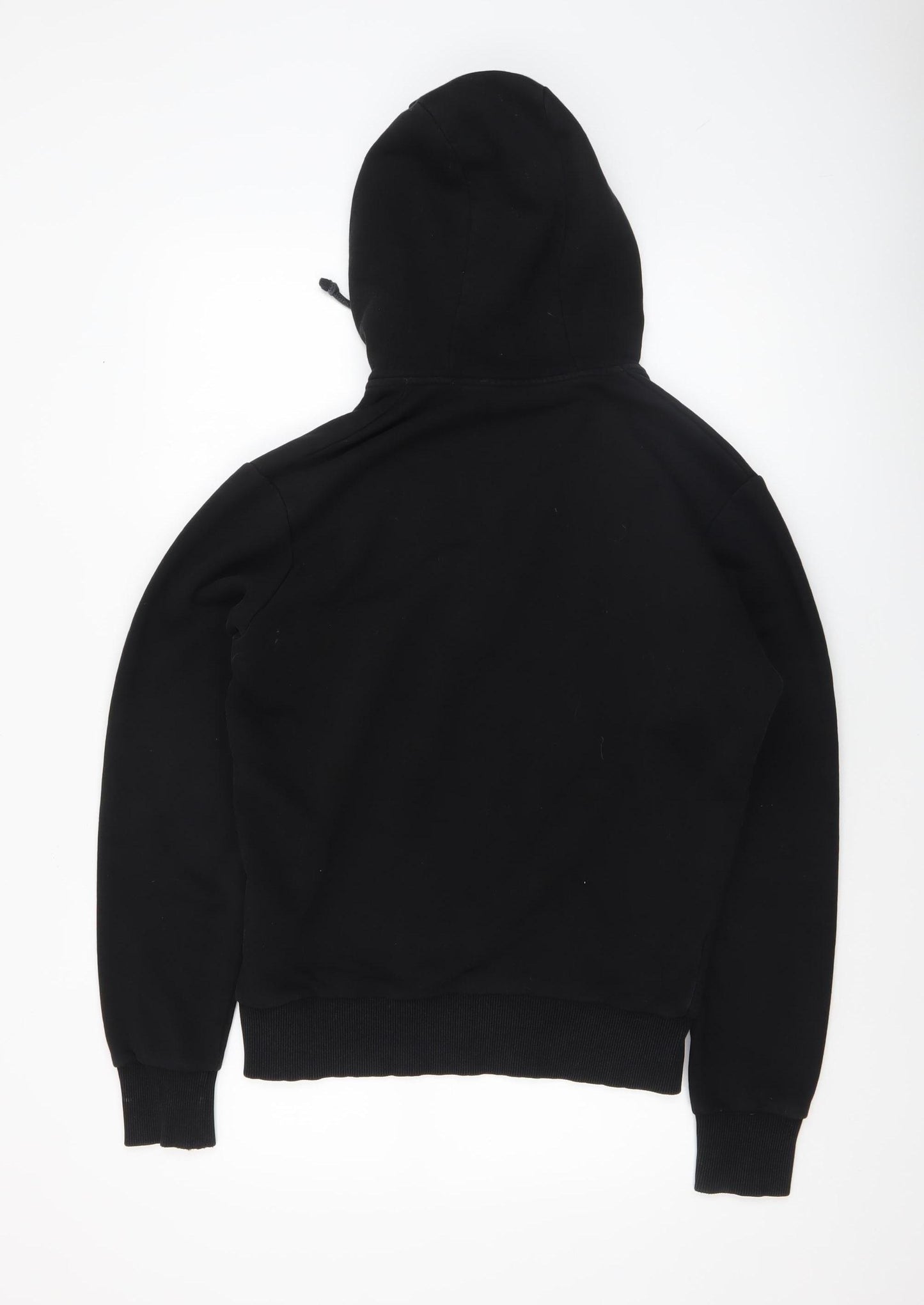 Voi Jeans Men's Black Henley Hoodie Sweatshirt Size S