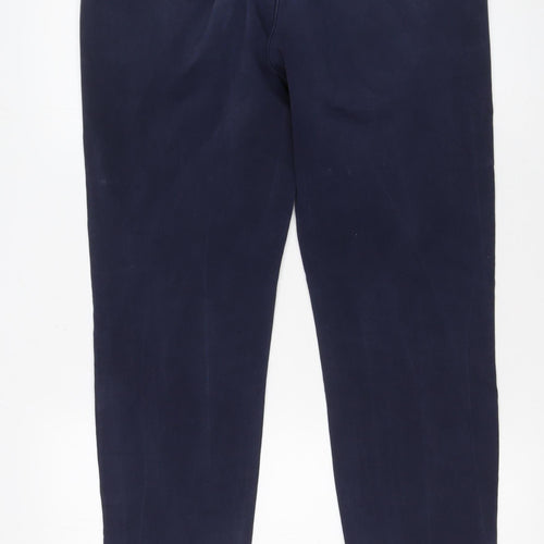 ZARA Men's Blue Slim Fit Chino Trousers Size M 31in Waist