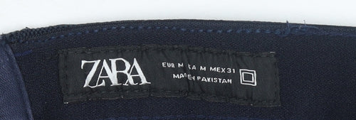 ZARA Men's Blue Slim Fit Chino Trousers Size M 31in Waist