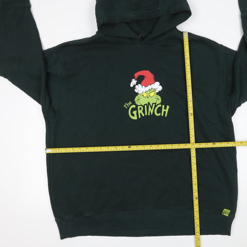 The Grinch Men’s Green 3XL Pullover Hoodie Christmas Graphic Sweatshirt