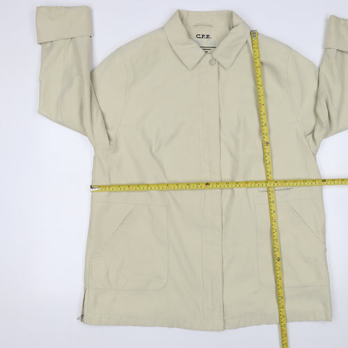 C.F.E. Classic Club Beige Women's Size 18 Mid-Length Coat