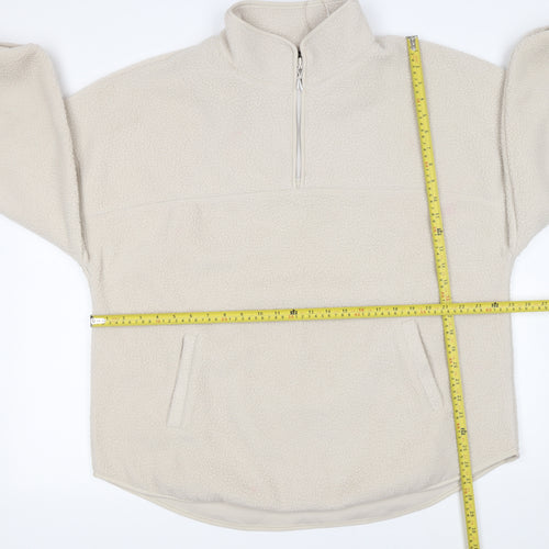 Dunnes Stores Womens Beige Fleece Pullover Sweatshirt Large
