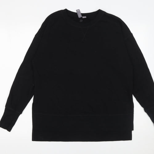 Sweaty Betty Women Black XS Pullover Sweatshirt 55% Cotton 45% Modal