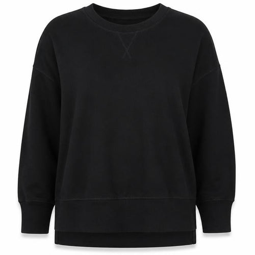 Sweaty Betty Women Black XS Pullover Sweatshirt 55% Cotton 45% Modal