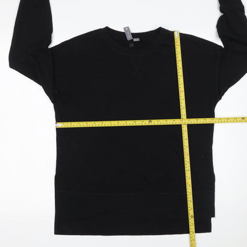 Sweaty Betty Women Black XS Pullover Sweatshirt 55% Cotton 45% Modal