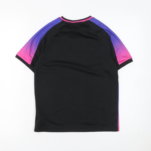 PlayStation Boys Black 9-10 Years Short Sleeve Jersey T-Shirt