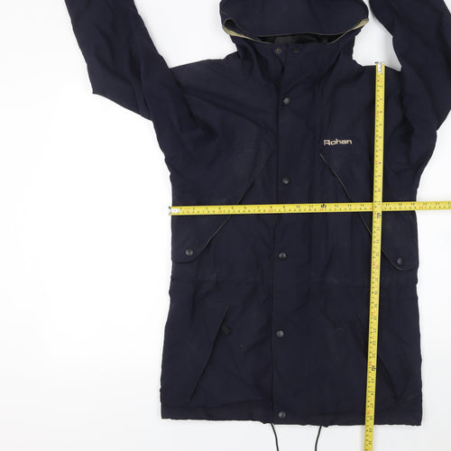Rohan Unisex Blue XS Apex Waterproof Hooded Parka Jacket