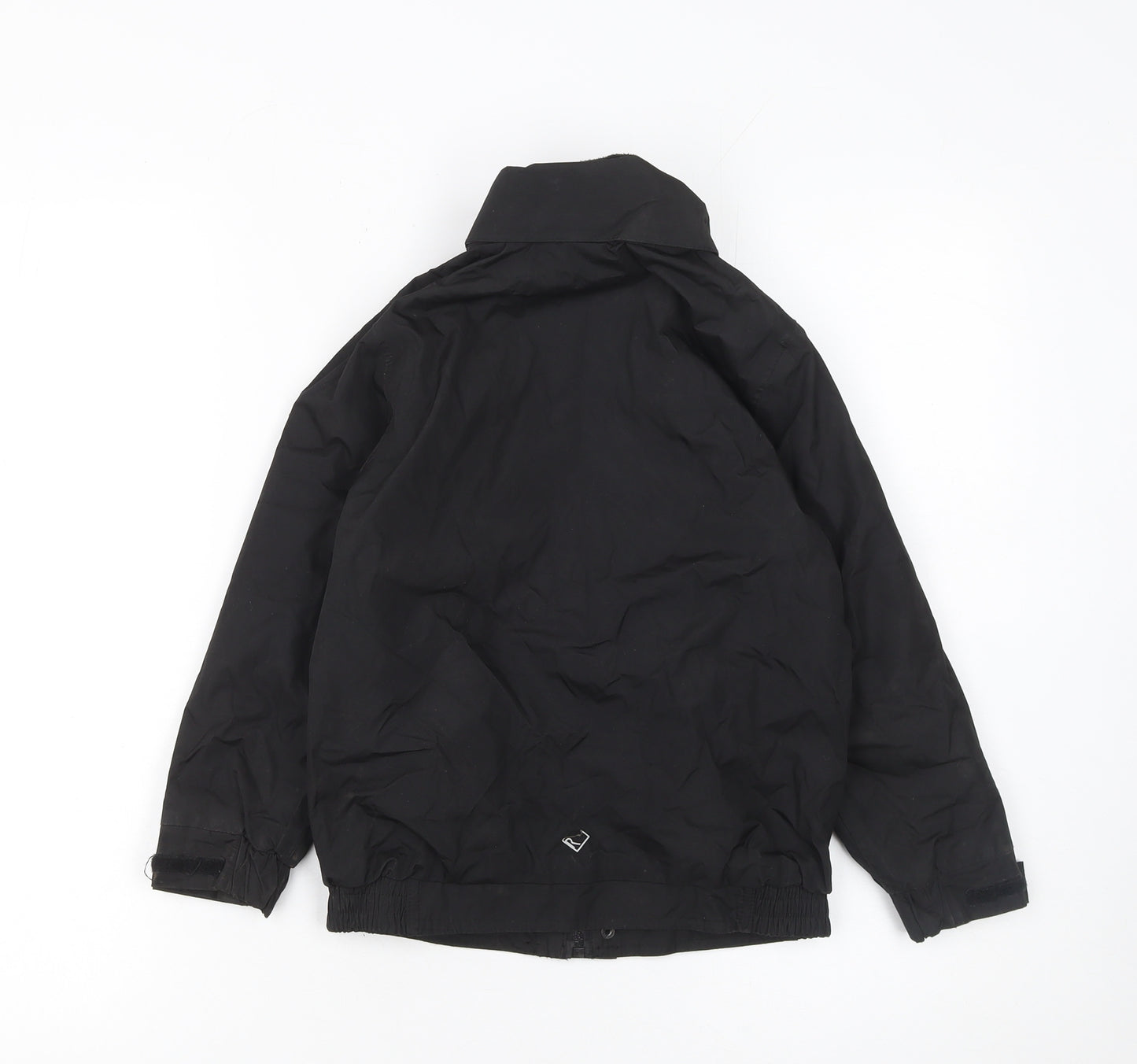 Regatta Boys Black Waterproof Puffer Jacket 5-6 Years Hooded Winter Coat