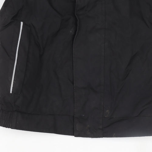 Regatta Boys Black Waterproof Puffer Jacket 5-6 Years Hooded Winter Coat