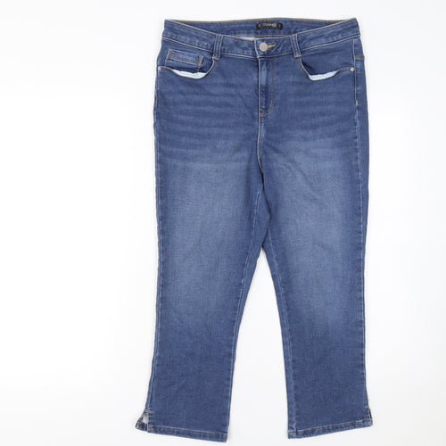 Dunnes Women’s Blue Size 12 Straight Leg Stretch Denim Jeans