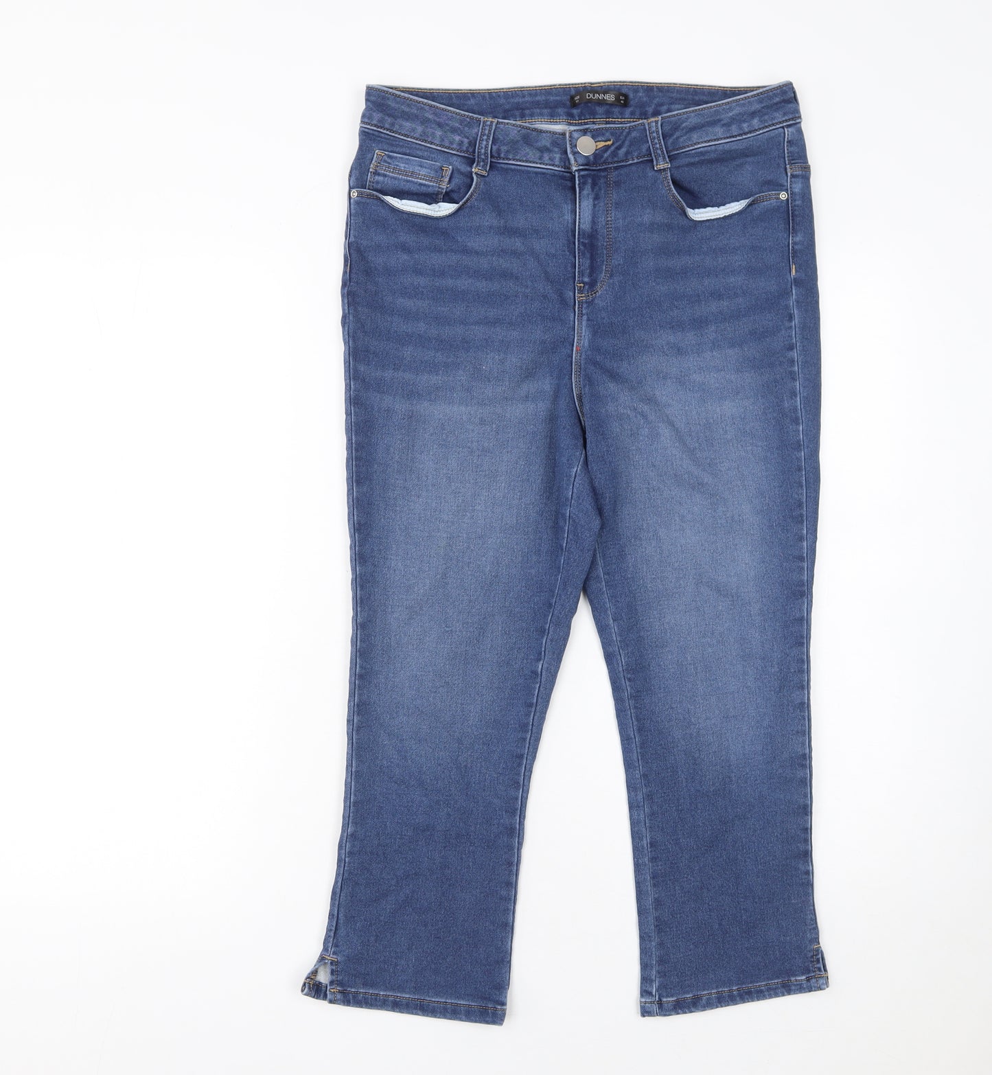 Dunnes Women’s Blue Size 12 Straight Leg Stretch Denim Jeans