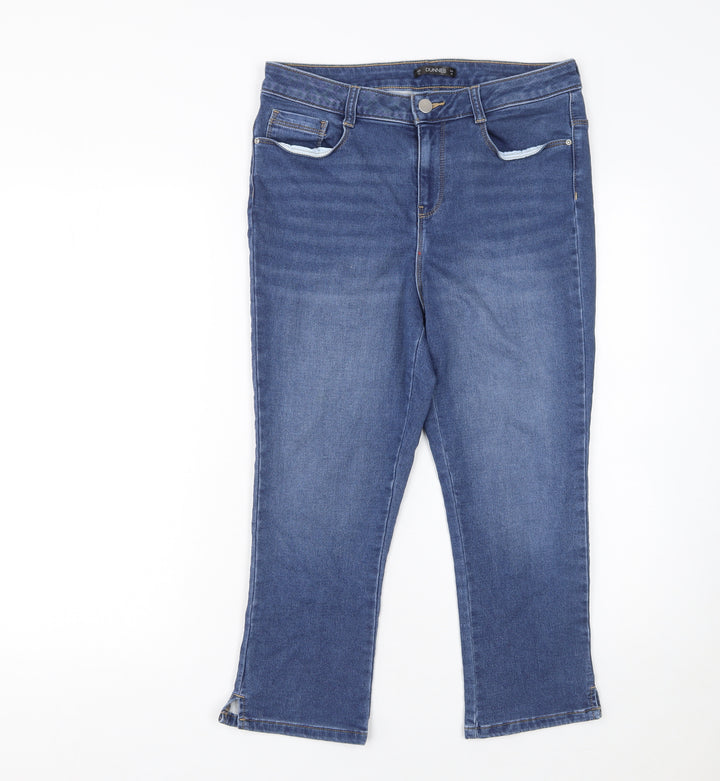 Dunnes Women’s Blue Size 12 Straight Leg Stretch Denim Jeans