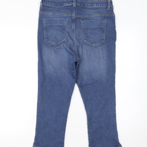 Dunnes Women’s Blue Size 12 Straight Leg Stretch Denim Jeans