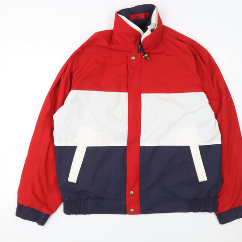 Gant Men's Multicoloured L Windbreaker Jacket Retro Style