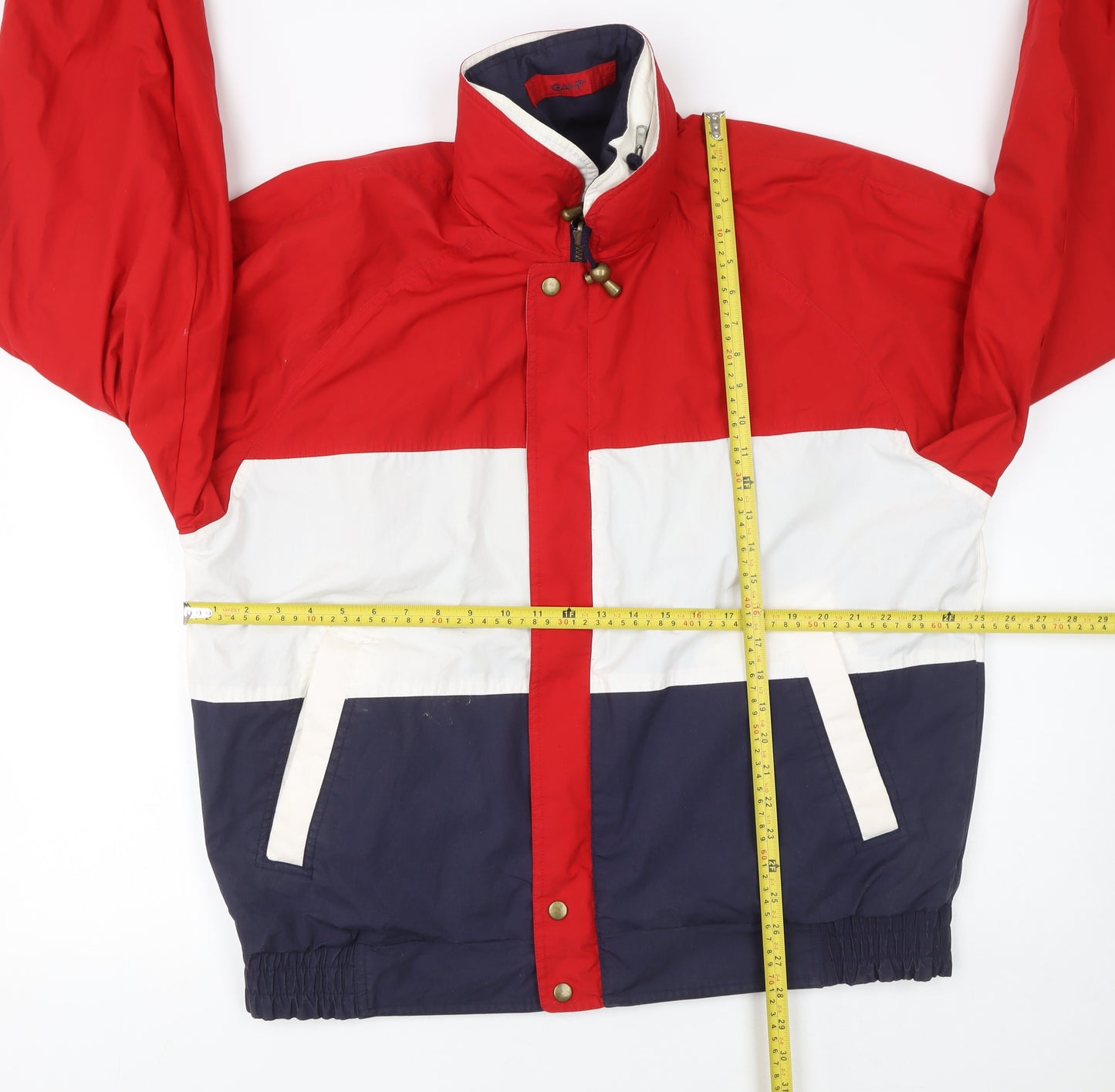 Gant Men's Multicoloured L Windbreaker Jacket Retro Style