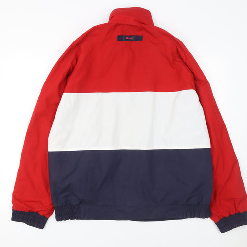 Gant Men's Multicoloured L Windbreaker Jacket Retro Style