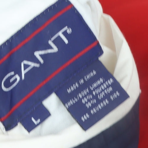 Gant Men's Multicoloured L Windbreaker Jacket Retro Style