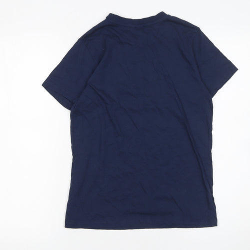 Tottenham Hotspur Boys Blue T-Shirt 12-13 Years Short Sleeve Cotton Top