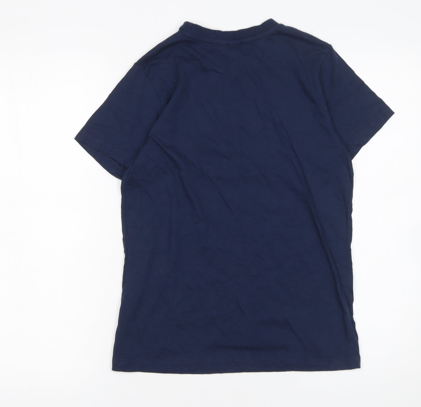 Tottenham Hotspur Boys Blue T-Shirt 12-13 Years Short Sleeve Cotton Top