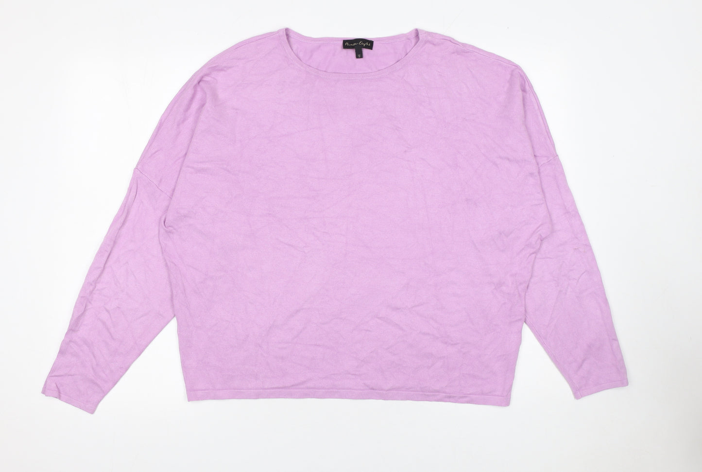Phase Eight Women’s Purple Knit Relaxed Pullover Jumper Size M