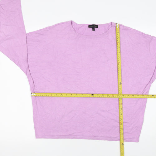 Phase Eight Women’s Purple Knit Relaxed Pullover Jumper Size M