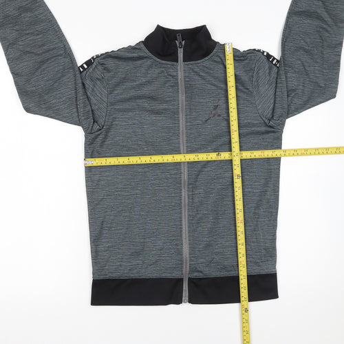 Jordan Boys Grey Track Jacket 12-13 Years Full Zip Lightweight Sportswear