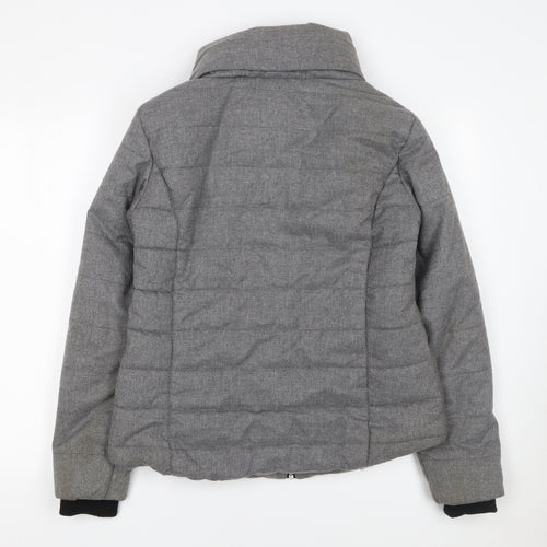 Dorothy Perkins Women Grey Size 10 Puffer Jacket Winter Coat