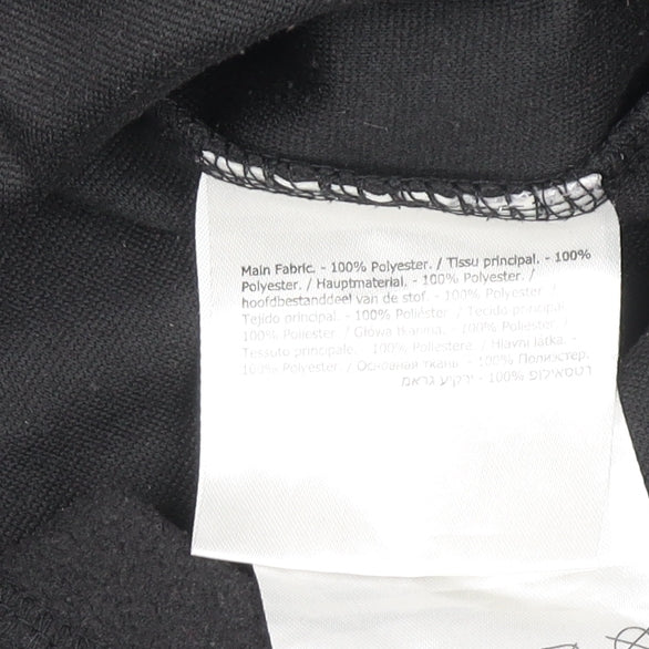 Regatta Women Black Fleece 1/4 Zip Pullover Sweatshirt UK 12