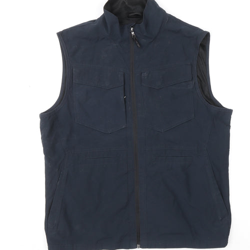 Marks and Spencer Men's Blue M Bodywarmer Waistcoat Jacket