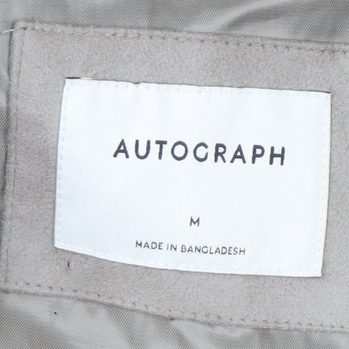 Marks & Spencer Mens Grey M Basic Jacket Lined Spread Collar