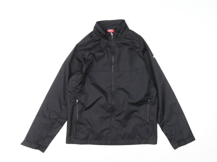 Slazenger Boys Black 13 Years Lightweight Windbreaker Jacket