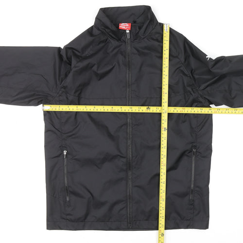 Slazenger Boys Black 13 Years Lightweight Windbreaker Jacket