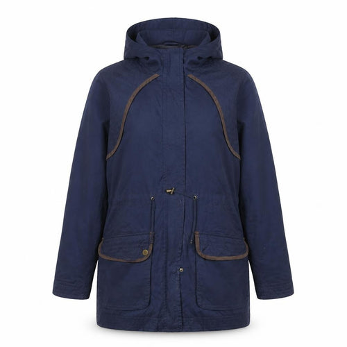 Debenhams The Collection Women's Blue Hooded Parka Coat Size 14