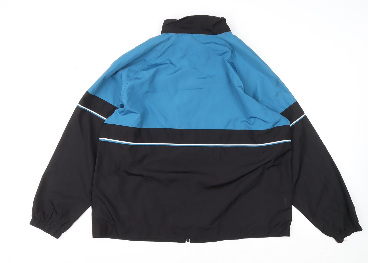 Classic Elements Men's Blue Black 2XL Track Jacket Polyester Colourblock