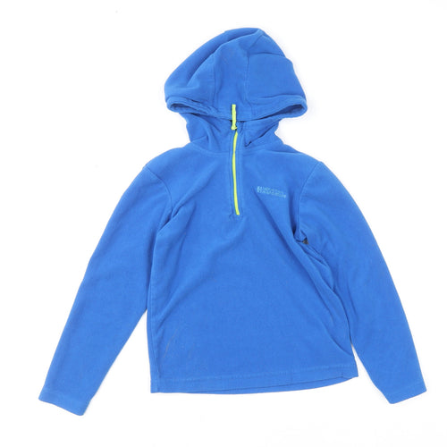 Mountain Warehouse Boys Blue Fleece Pullover Hoodie 7-8 Years