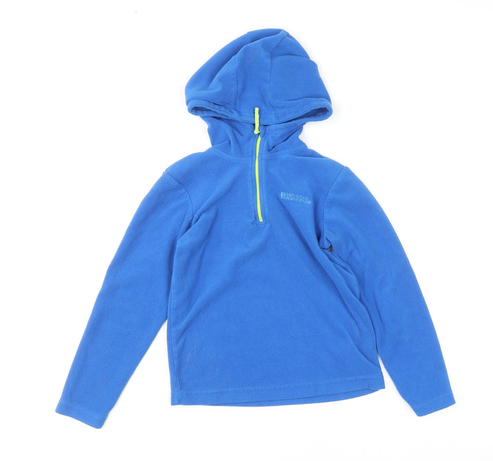 Mountain Warehouse Boys Blue Fleece Pullover Hoodie 7-8 Years
